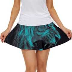 Angry Male Lion Predator Carnivore Women s Skort by Mog4mog4