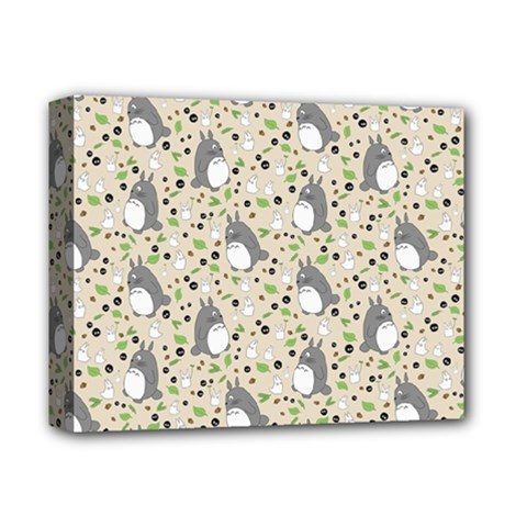 Pattern My Neighbor Totoro Deluxe Canvas 14  X 11  (stretched) by Mog4mog4