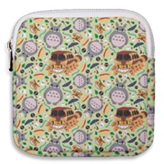 My Neighbor Totoro Pattern Mini Square Pouch by Mog4mog4