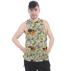 My Neighbor Totoro Pattern Men s Sleeveless Hoodie by Mog4mog4