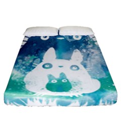 My Neighbor Totoro Fitted Sheet (queen Size)