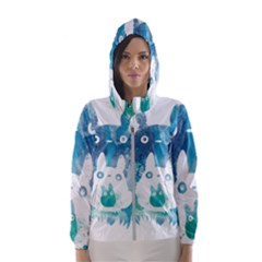 My Neighbor Totoro Women s Hooded Windbreaker by Mog4mog4