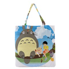 My Neighbor Totoro Totoro Grocery Tote Bag by Mog4mog4