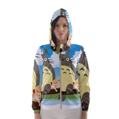 My Neighbor Totoro Totoro Women s Hooded Windbreaker by Mog4mog4