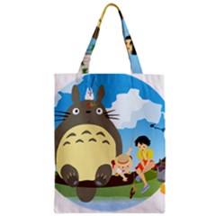 My Neighbor Totoro Totoro Zipper Classic Tote Bag by Mog4mog4