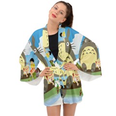 My Neighbor Totoro Totoro Long Sleeve Kimono by Mog4mog4