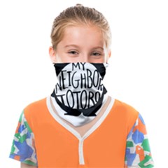 My Neighbor Totoro Black And White Face Covering Bandana (kids) by Mog4mog4