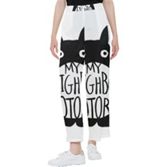 My Neighbor Totoro Black And White Women s Pants  by Mog4mog4