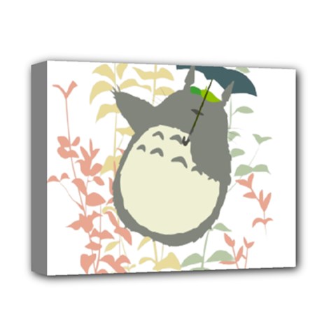 My Neighbor Totoro Cartoon Deluxe Canvas 14  X 11  (stretched) by Mog4mog4