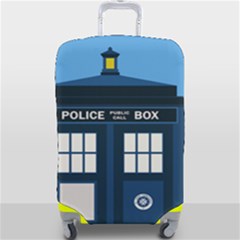 Doctor Who Tardis Luggage Cover (large) by Mog4mog4