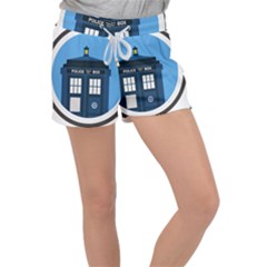 Doctor Who Tardis Women s Velour Lounge Shorts by Mog4mog4