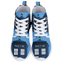 Doctor Who Tardis Women s Lightweight High Top Sneakers by Mog4mog4