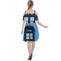 Doctor Who Tardis Cut Out Shoulders Chiffon Dress View2