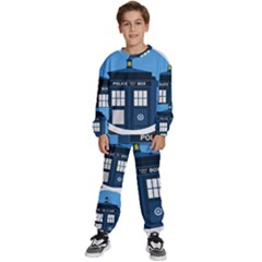 Doctor Who Tardis Kids  Sweatshirt Set by Mog4mog4