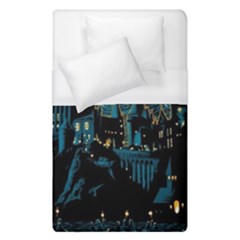 Hogwarts Castle Van Gogh Duvet Cover (single Size) by Mog4mog4