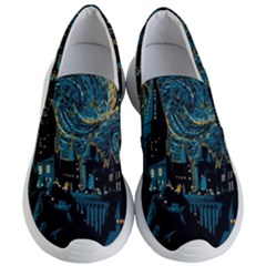 Hogwarts Castle Van Gogh Women s Lightweight Slip Ons by Mog4mog4