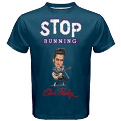 Elvis Presley Stop Running - Men s Cotton Tee by elvispresleystore