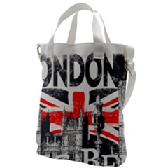 Big Ben City Of London Canvas Messenger Bag by Mog4mog4