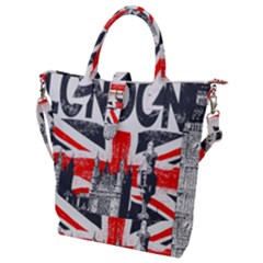 Big Ben City Of London Buckle Top Tote Bag by Mog4mog4