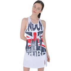 Big Ben City Of London Racer Back Mesh Tank Top by Mog4mog4