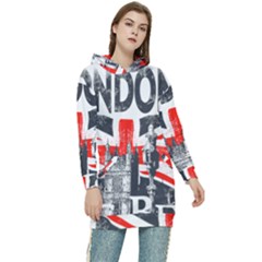 Big Ben City Of London Women s Long Oversized Pullover Hoodie by Mog4mog4