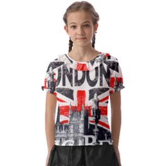 Big Ben City Of London Kids  Frill Chiffon Blouse by Mog4mog4