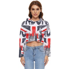 Big Ben City Of London Women s Lightweight Cropped Hoodie by Mog4mog4