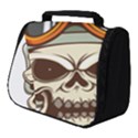 Motorcycle Helmet Skull Clip Art Cranial Skeleton Full Print Travel Pouch (Small) View1