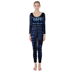 Doctor Who Tardis Long Sleeve Catsuit by Mog4mog4