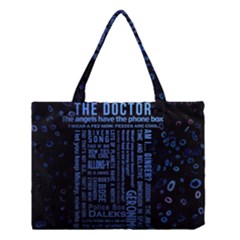 Doctor Who Tardis Medium Tote Bag by Mog4mog4