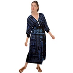 Doctor Who Tardis Grecian Style  Maxi Dress by Mog4mog4