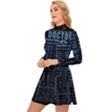 Doctor Who Tardis Long Sleeve Velour Longline Dress View2