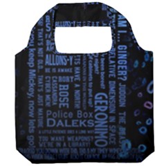 Doctor Who Tardis Foldable Grocery Recycle Bag by Mog4mog4