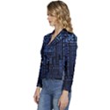 Doctor Who Tardis Women s Long Sleeve Revers Collar Cropped Jacket View2