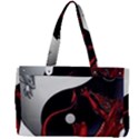 Yin And Yang Chinese Dragon Canvas Work Bag View2