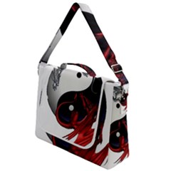 Yin And Yang Chinese Dragon Box Up Messenger Bag by Mog4mog4