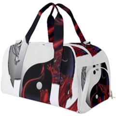 Yin And Yang Chinese Dragon Burner Gym Duffel Bag by Mog4mog4