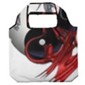 Yin And Yang Chinese Dragon Premium Foldable Grocery Recycle Bag View1