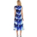 Tardis Background Space V-Neck Drawstring Shoulder Sleeveless Maxi Dress View4