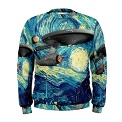 Star Starship The Starry Night Van Gogh Men s Sweatshirt by Mog4mog4