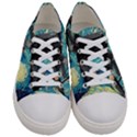 Star Starship The Starry Night Van Gogh Women s Low Top Canvas Sneakers View1