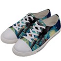 Star Starship The Starry Night Van Gogh Women s Low Top Canvas Sneakers View2