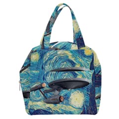 Star Starship The Starry Night Van Gogh Boxy Hand Bag by Mog4mog4