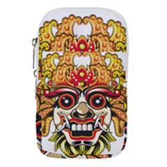 Bali Barong Mask Euclidean Vector Chiefs Face Waist Pouch (small) by Mog4mog4