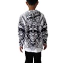 Drawing Samurai Tattoo Sketch Japanese Samurai Kids  Hooded Windbreaker View2