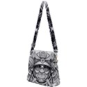 Drawing Samurai Tattoo Sketch Japanese Samurai Zipper Messenger Bag View2