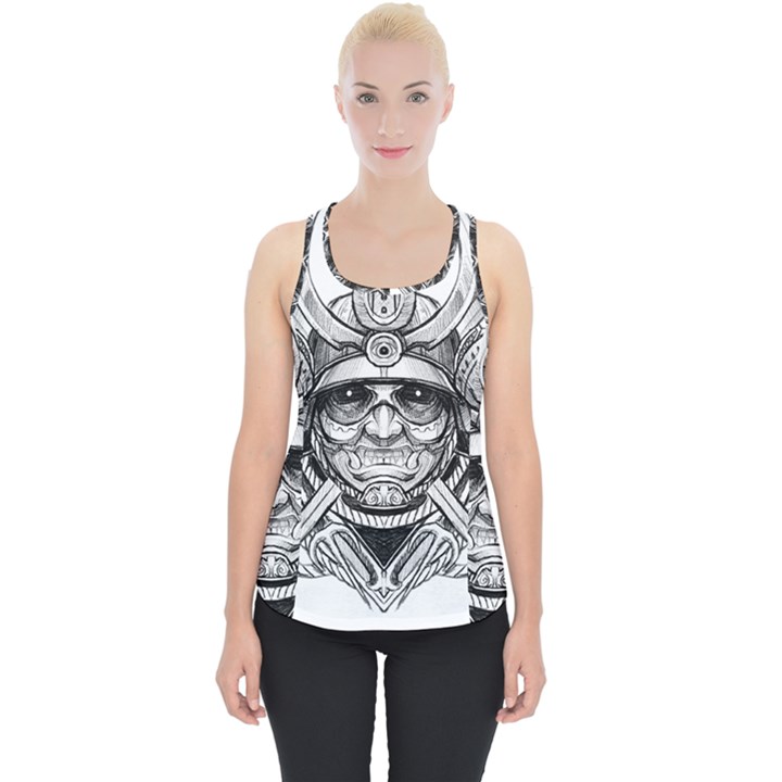 Drawing Samurai Tattoo Sketch Japanese Samurai Piece Up Tank Top