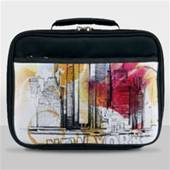 New York City Skyline Vector Illustration Lunch Bag by Mog4mog4