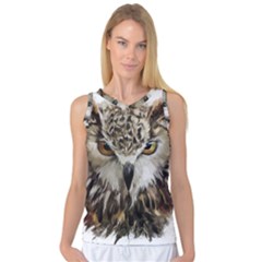 Vector Hand Painted Owl Women s Basketball Tank Top by Mog4mog4