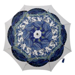 Vincent Van Gogh Starry Night Art Painting Planet Galaxy Hook Handle Umbrellas (large) by Mog4mog4